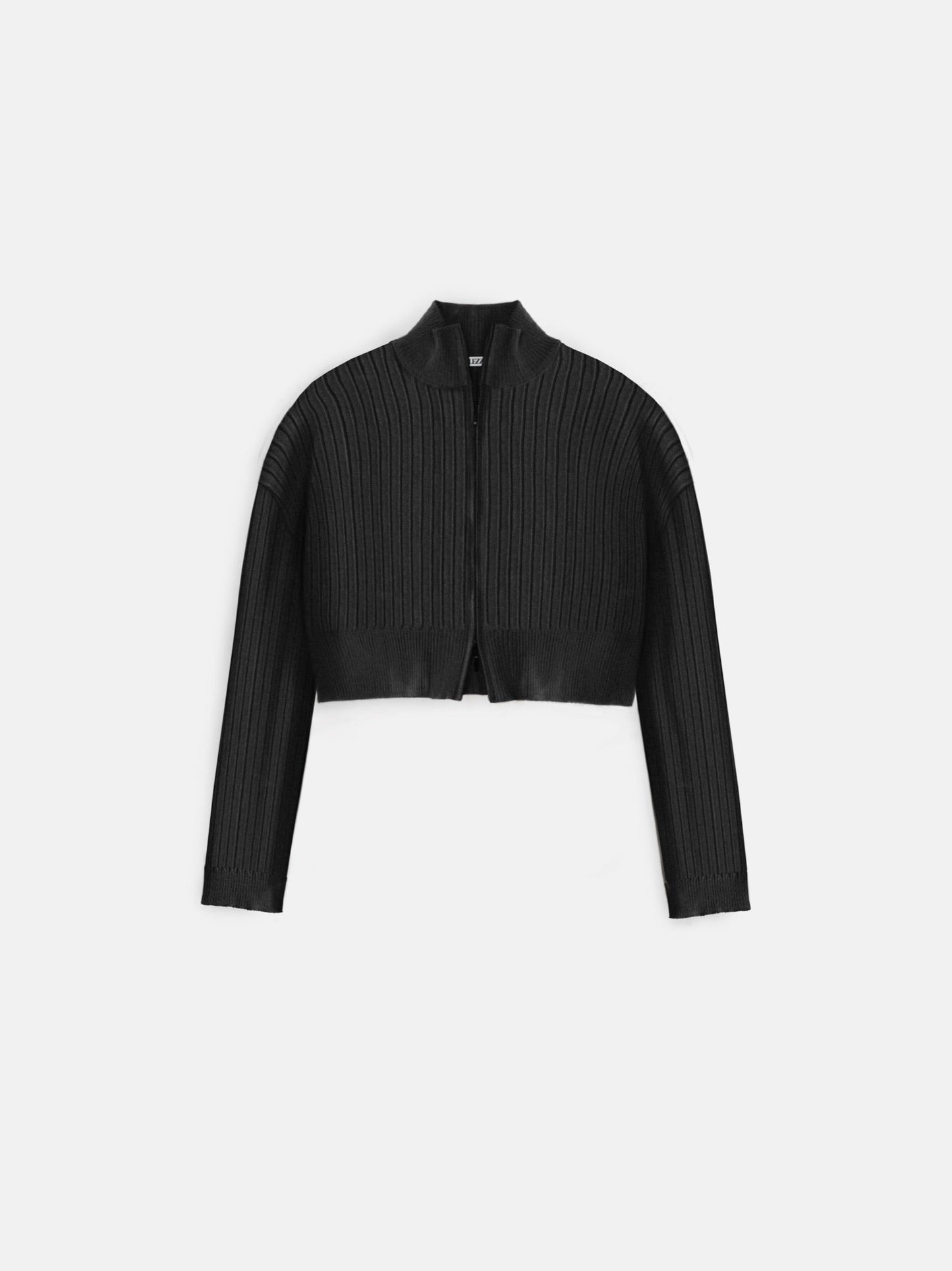 Skinny Knit Jacket - Black