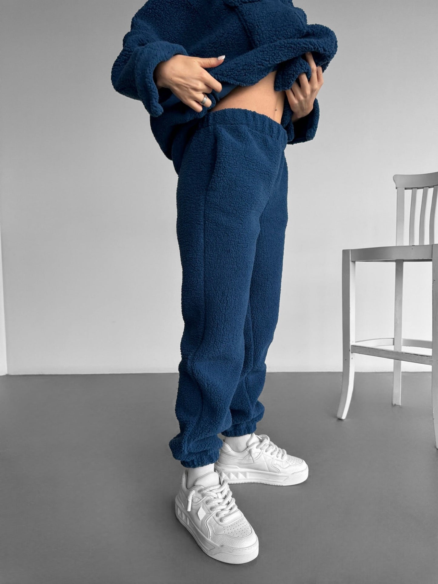 Plush Jogger - Blue