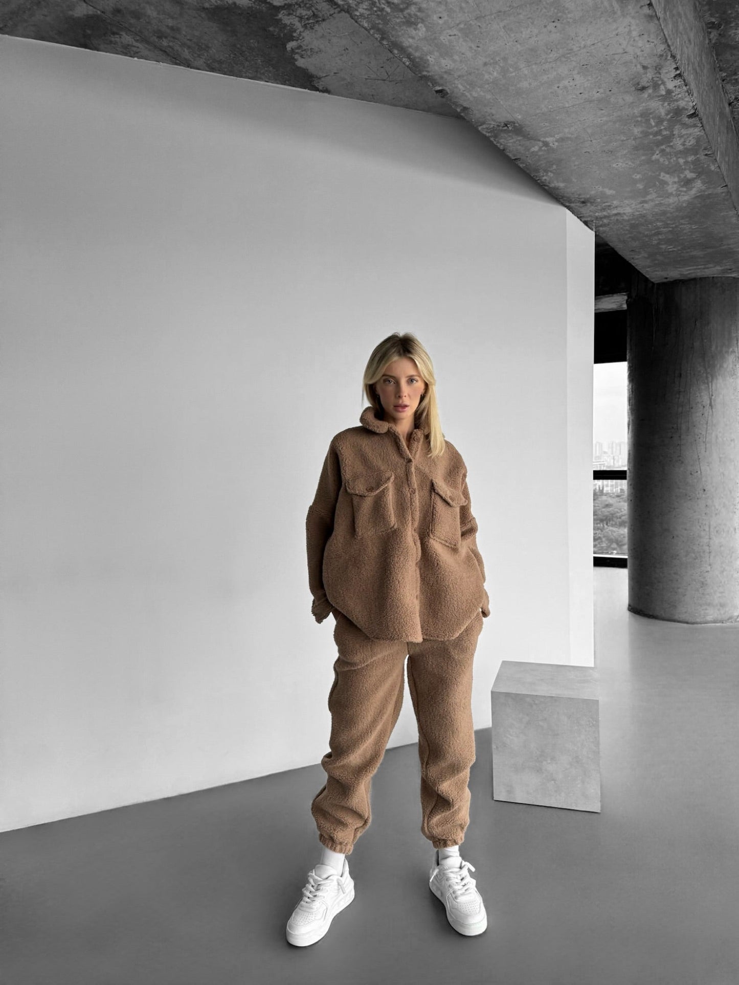 Plush Jogger - Brown